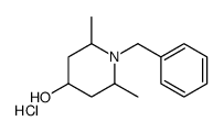 1-Benzyl-2,6-dimethyl-4-piperidinol hydrochloride (1:1) Structure