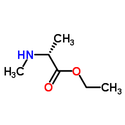 D-丙氨酸,N-甲基,乙基酯(9CI)结构式