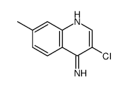 4-Amino-3-chloro-7-methylquinoline Structure
