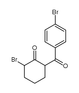 2-bromo-6-(4-bromobenzoyl)cyclohexanone结构式