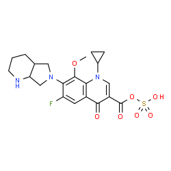 Moxifloxacin Acyl Sulfate (Discontinued) see M745030 Structure