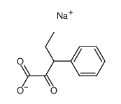 sodium 2-oxo-3-phenylpentanoate Structure