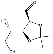 2,3-O-(1-甲基亚乙基)-L-核糖结构式