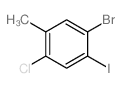 5-溴-2-氯-4-碘甲苯结构式