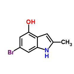 6-Bromo-2-methyl-1H-indol-4-ol Structure
