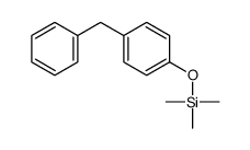Benzene, 1-(phenylmethyl)-4-[(trimethylsilyl)oxy]- structure