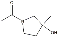 1-(3-Hydroxy-3-methyl-pyrrolidin-1-yl)-ethanone Structure
