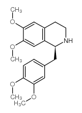 (+/-)-Tetrahydropapaverine Structure