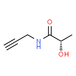 Propanamide, 2-hydroxy-N-2-propynyl-, (S)- (9CI)结构式