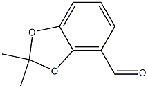 2,2-dimethylbenzo[d][1,3]dioxole-4-carbaldehyde结构式