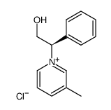 1-((R)-2-Hydroxy-1-phenyl-ethyl)-3-methyl-pyridinium; chloride Structure