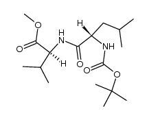 N-Boc-L-Leu-L-Val methyl ester Structure
