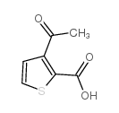 3-乙酰基噻吩-2-羧酸结构式