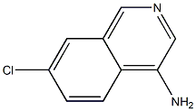 7-氯异喹啉-4-胺结构式