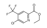 ethyl 5-chloro-4-(trifluoromethyl)pyridine-2-carboxylate结构式