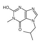 1-methyl-7-(2-methylpropyl)-3H-purine-2,6-dione Structure