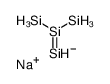 sodium,trisilylsilanide Structure