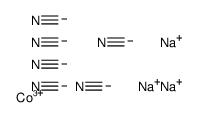 trisodium,cobalt(3+),hexacyanide结构式