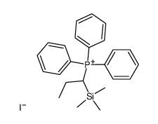triphenyl(1-(trimethylsilyl)propyl)phosphonium iodide Structure