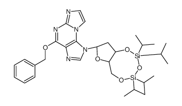 O6-Benzyl-N2,3-etheno-2'-deoxy-3',5'-O-[tetrakis(isopropyl)-1,3-disiloxanediyl] Guanosine Structure