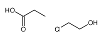 2-chloroethanol,propanoic acid结构式
