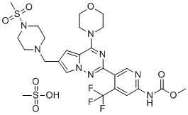 CYH33 methanesulfonate结构式