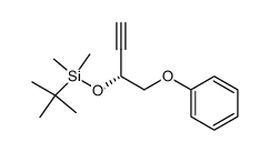 (R)-3-((tert-butyldimethylsilyl)oxy)-4-phenoxy-1-butyne Structure