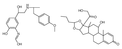 Budesonide-formoterol mixt Structure