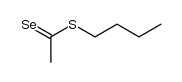 Ethaneselenothioic acid S-butyl ester Structure