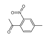 1-(4-甲基-2- 硝基苯基)乙酮结构式