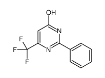 2-苯基-6-(三氟甲基)-4(3H)-嘧啶酮结构式