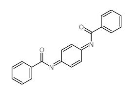 Benzamide,N,N'-2,5-cyclohexadiene-1,4-diylidenebis- Structure
