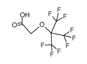 (Perfluor-tert.-butoxy)-essigsaeure结构式