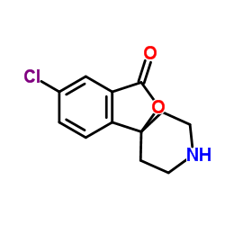 5-氯-3H-螺[异苯并呋喃-1,4'-哌啶]-3-酮盐酸盐结构式