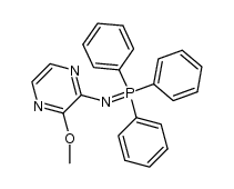 N-(2-methoxy-3-pyrazinyl)triphenylphosphazene Structure