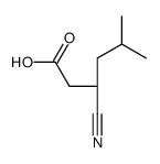 (3S)-3-氰基-5-甲基己酸结构式