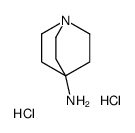 1-氮杂双环[2.2.2]-4-辛胺双盐酸盐结构式