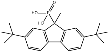 (2,7-di-tert-butyl-9-methyl-9H-fluoren-9-yl)phosphonic acid Structure