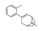 8-methyl-3-(2-methylphenyl)-8-azabicyclo[3.2.1]oct-3-ene结构式