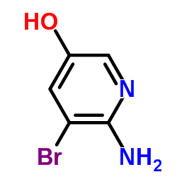 2-氨基-3-溴-5-羟基吡啶结构式