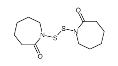 1-[(2-oxoazepan-1-yl)disulfanyl]azepan-2-one Structure