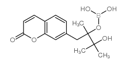 香豆素-7-频哪醇硼酸酯结构式