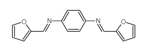1,4-Benzenediamine,N1,N4-bis(2-furanylmethylene)- Structure