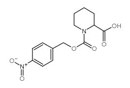 1-[(4-硝基苄氧基)羰基]-哌啶-2-羧酸结构式