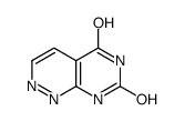 嘧啶并[4,5-c]吡嗪-5,7-二醇结构式