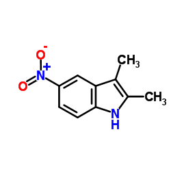 2,3-Dimethyl-5-nitro-1H-indole Structure