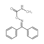(benzhydrylideneamino) N-methylcarbamate结构式