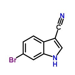 6-Bromo-1H-indole-3-carbonitrile structure