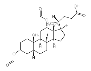 Cholan-24-oic acid,3,12-bis(formyloxy)-, (3a,5b,12a)-结构式