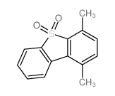 Dibenzothiophene,1,4-dimethyl-, 5,5-dioxide结构式